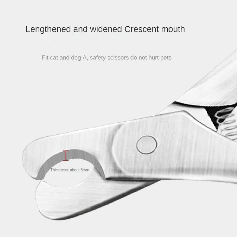 Pet Nail Clipper Professional Stainless Steel Grooming Tool