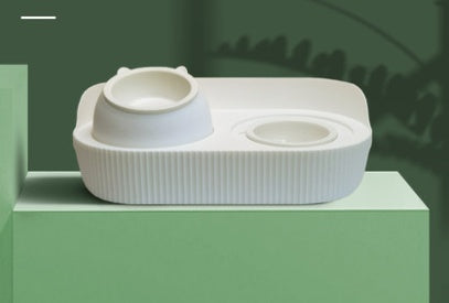 Ceramic Pet Food Bowl With Cervical Spine Protection Design