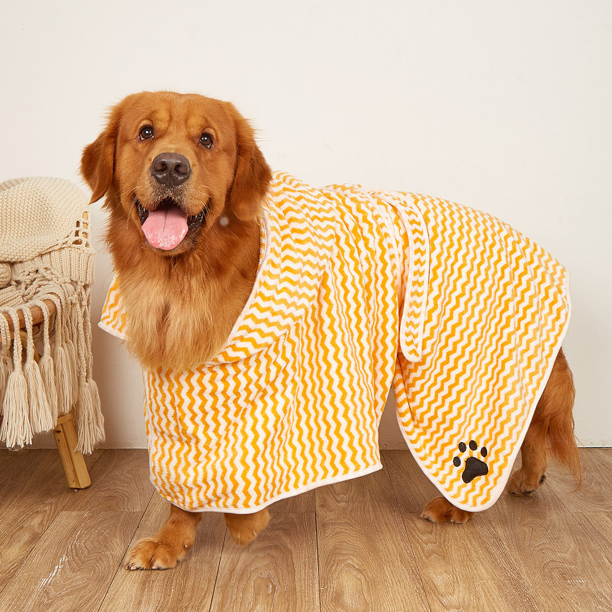 Microfiber Pet Bathrobe Towel For Dogs