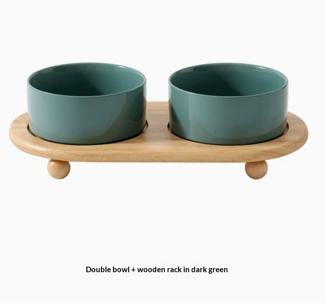 Ceramic Pet Feeding Bowl For Food And Water