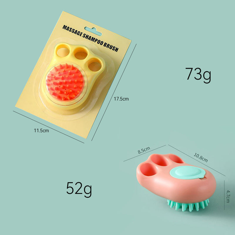 Pet Bath Brush Massage Comb Grooming Tool