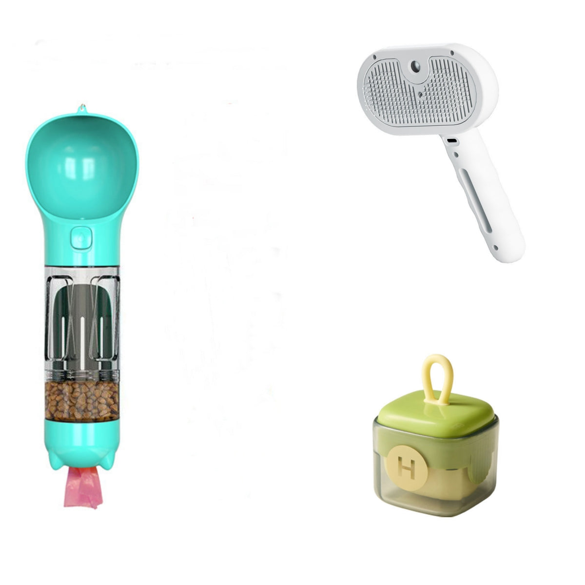 Pet Spray Hair Comb Dematting Grooming Brush With Water Mist For Pet Care