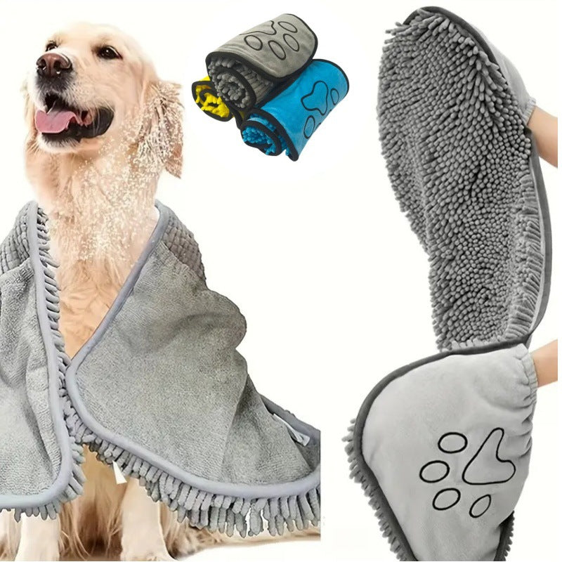 Quick Absorbing Pet Bath Towel For Efficient Drying